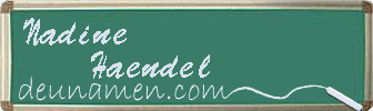 Nadine Haendel Visitenkarte
